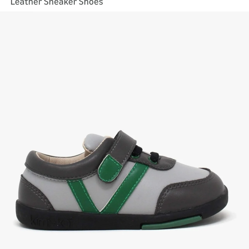 Mimi+Kai Gray and Green Baby Walkers Sz 5